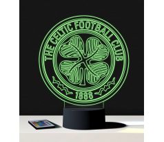 Beling 3D lampa, Celtic FC, 7 farebná S8862WL