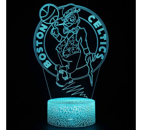 Beling 3D lampa,NBA Boston Celtics 2,16farebná QX9