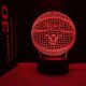 Beling ,3D lampa Chicago Bulls 2, 7 farebná QX17