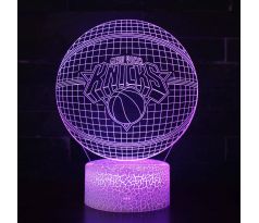 Beling ,3D lampa New York Knicks, 7 farebná QX18