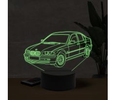 Beling 3D lampa,BMW 320i E46, 7 farebná ZZI21