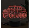 Beling 3D lampa, Mercedes-Benz G63 AMG, 7 farebná O14