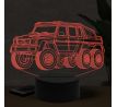 Beling 3D lampa, Mercedes-Benz G63 AMG, 16 farebná O14