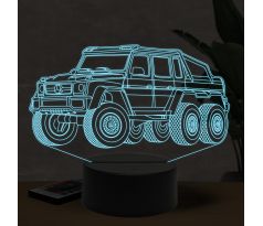 Beling 3D lampa, Mercedes-Benz G63 AMG, 16 farebná O14