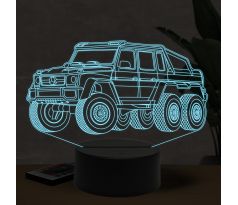 Beling 3D lampa, Mercedes-Benz G63 AMG, 7 farebná O14