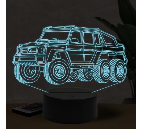 Beling 3D lampa, Mercedes-Benz G63 AMG, 16 farebná O14