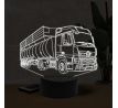 Beling 3D lampa, Mercedes Actros fuel truck, 16 farebná O13