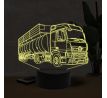 Beling 3D lampa, Mercedes Actros fuel truck, 7 farebná O13