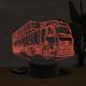 Beling 3D lampa, Mercedes Actros fuel truck, 7 farebná O13