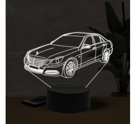 Beling 3D lampa, Mercedes E220, 16 farebná O12
