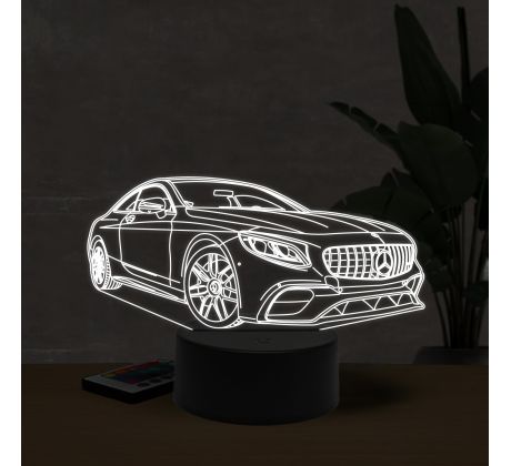 Beling 3D lampa, 2018 Mercedes S class coupe, 7 farebná O11