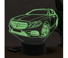 Beling 3D lampa, Mercedes E200, 7 farebná O10