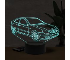 Beling 3D lampa, Mercedes CL203, 7 farebná O9