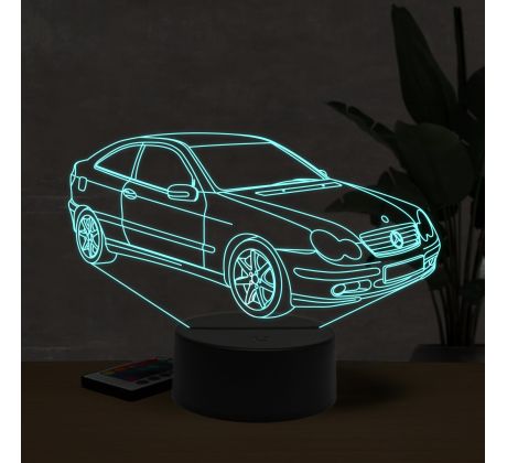 Beling 3D lampa, Mercedes CL203, 7 farebná O9