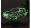 Beling 3D lampa, Mercedes-Benz 300 SEL W126, 16 farebná O8