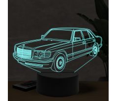 Beling 3D lampa, Mercedes-Benz 300 SEL W126, 16 farebná O8