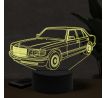 Beling 3D lampa, Mercedes-Benz 300 SEL W126, 7 farebná O8