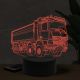 Beling 3D lampa, Mercedes Arocs 5048, 7 farebná O7