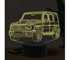 Beling 3D lampa, Mercedes G63 AMG, 7 farebná O6