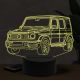 Beling 3D lampa, Mercedes G63 AMG, 7 farebná O6