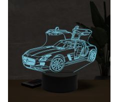 Beling 3D lampa, Mercedes Benz SLS AMG GT, 7 farebná O4