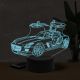 Beling 3D lampa, Mercedes Benz SLS AMG GT, 7 farebná O4