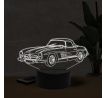 Beling 3D lampa,1958 Mercedes 300SL coupe, 16 farebná O3