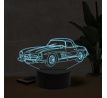 Beling 3D lampa,1958 Mercedes 300SL coupe, 16 farebná O3