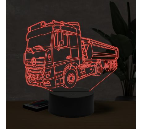 Beling 3D lampa, Mercedes Actros 1853, 7 farebná O1