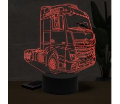 Beling 3D lampa, Mercedes 1842, 7 farebná O15