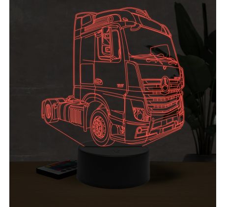 Beling 3D lampa, Mercedes 1842, 16 farebná O15