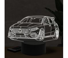 Beling 3D lampa, Mercedes  A45 AMG, 7 farebná O16