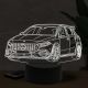 Beling 3D lampa, Mercedes  A45 AMG, 7 farebná O16