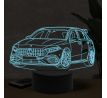 Beling 3D lampa, Mercedes  A45 AMG, 7 farebná O16