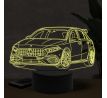 Beling 3D lampa, Mercedes  A45 AMG, 7 farebná O16