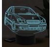 Beling 3D lampa, Mercedes W203, 7 farebná O18