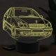 Beling 3D lampa, Mercedes W203, 7 farebná O18