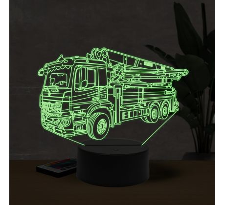 Beling 3D lampa, Mercedes Actros 2836 beton pump, 16 farebná O20