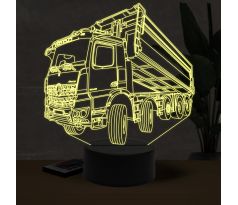 Beling 3D lampa, Mercedes Actros 5048 vyklápač, 7 farebná O21