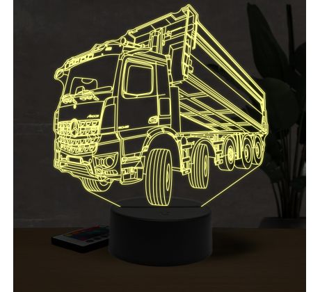 Beling 3D lampa, Mercedes Actros 5048 vyklápač, 7 farebná O21