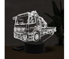 Beling 3D lampa, Mercedes Axor, 7 farebná O22