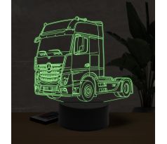 Beling 3D lampa, Mercedes Benz actros ,7 farebná O23