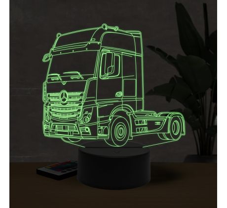 Beling 3D lampa, Mercedes Benz actros ,16 farebná O23