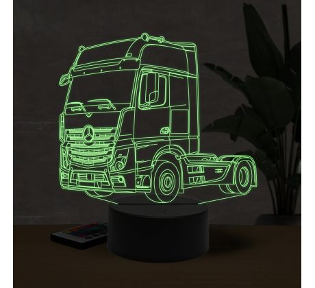 Beling 3D lampa, Mercedes Benz actros ,7 farebná O23