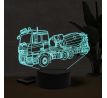 Beling 3D lampa, Mercedes Beton mixer ,7 farebná O24