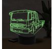 Beling 3D lampa, Mercedes servis truck, 16 farebná O26