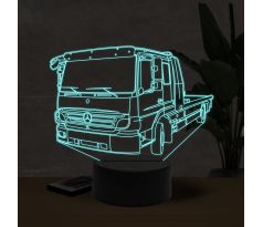 Beling 3D lampa, Mercedes servis truck, 7 farebná O26