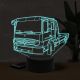Beling 3D lampa, Mercedes servis truck, 7 farebná O26