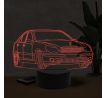 Beling 3D lampa, Mercedes w2031, 16 farebná O27