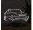 Beling 3D lampa, Mercedes w2031, 7 farebná O27